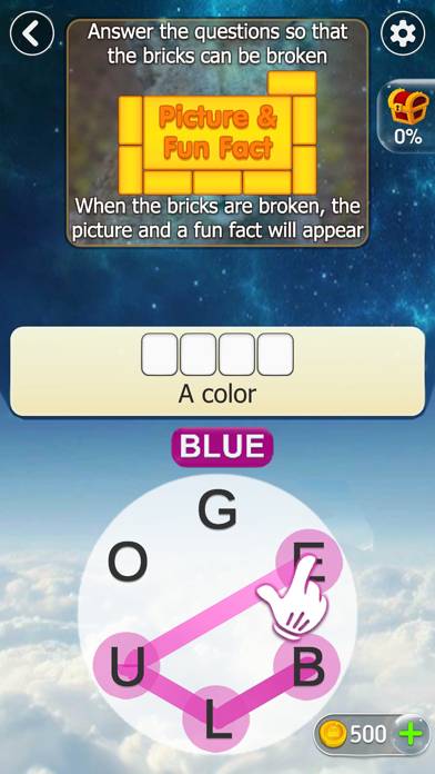 Word Fun Fact (WFF) Word Game App screenshot #2