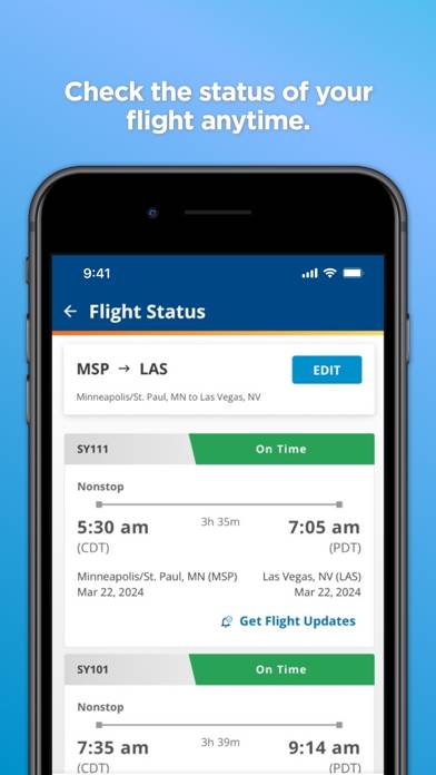 Sun Country Airlines App screenshot #3