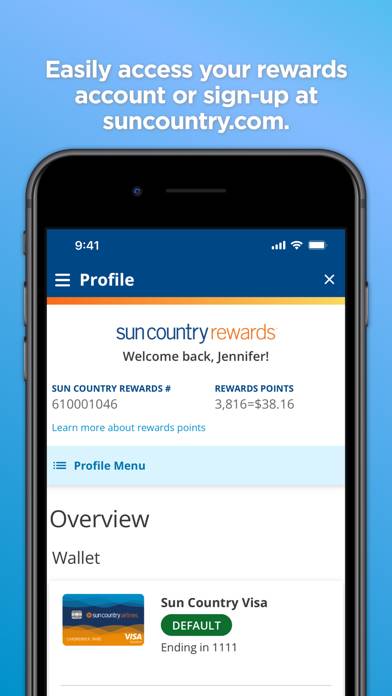 Sun Country Airlines App screenshot #6