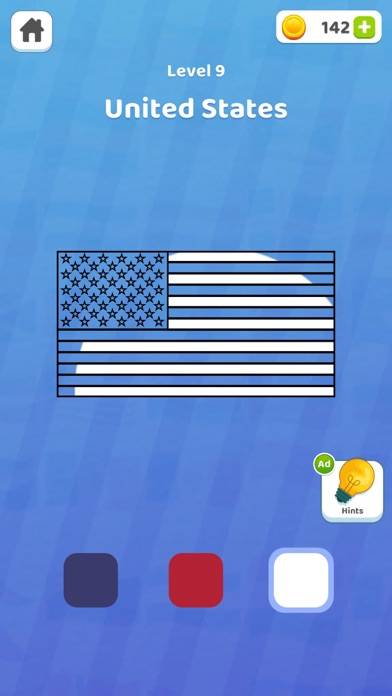 Paint Flag Color Match Puzzle App screenshot #1