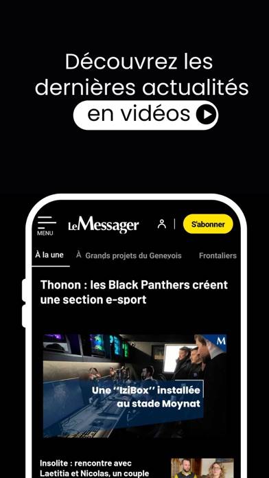 Le Messager Capture d'écran de l'application