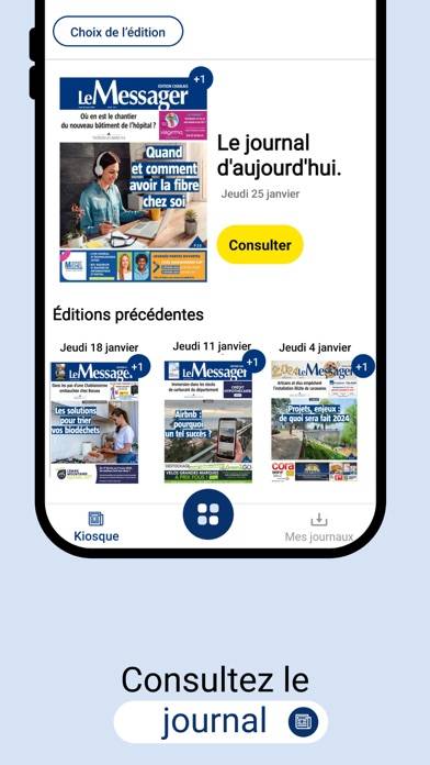 Le Messager Capture d'écran de l'application