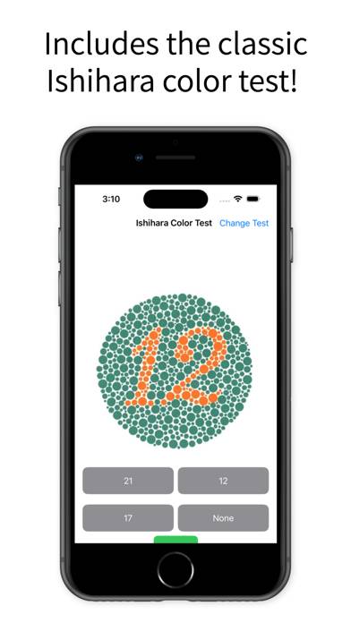 Color Vision Tests Captura de pantalla de la aplicación #2