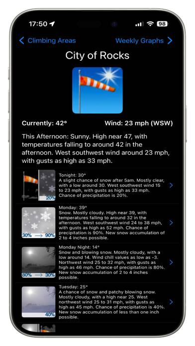 Crag Weather screenshot #2