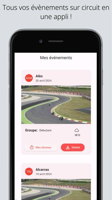Quick Racing App screenshot #1
