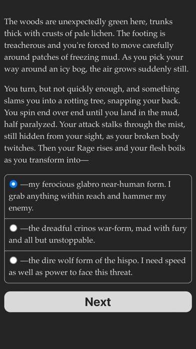 Werewolf: Book of Hungry Names Captura de pantalla de la aplicación #3