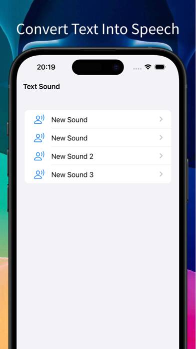 TextSound Saver App screenshot #1