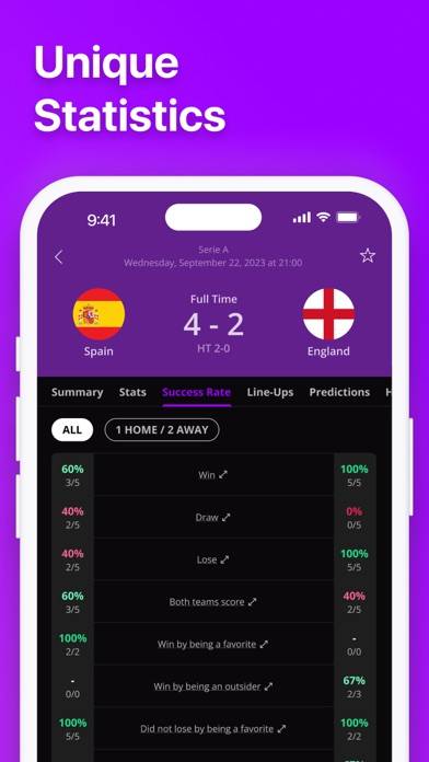 180Score: Football Prediction Schermata dell'app #2