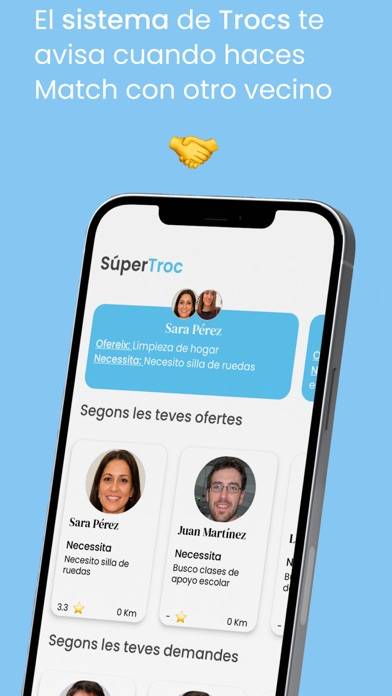 Trocalia Captura de pantalla de la aplicación