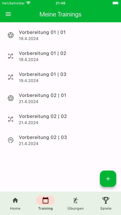 Foomla App-Screenshot