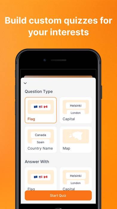 Geo Quiz: Learn Flags Capitals game screenshot