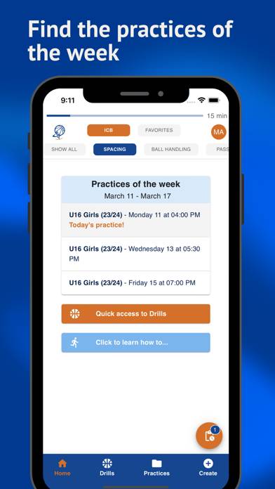 ICoachBasketball.com Schermata dell'app