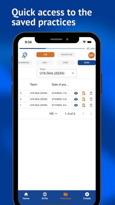 ICoachBasketball.com Schermata dell'app