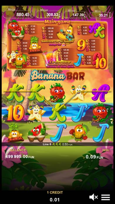 Banana Bar game screenshot