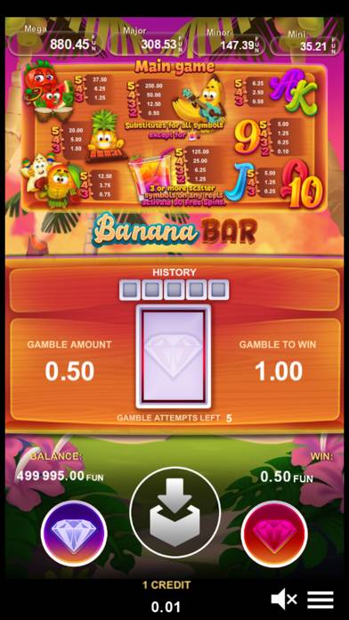 Banana Bar game screenshot