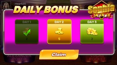 Sophia Poker game screenshot