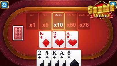 Sophia Poker game screenshot