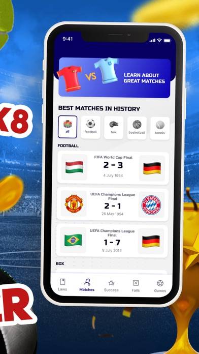 NetBE7: Sports Track Matches Schermata dell'app #2