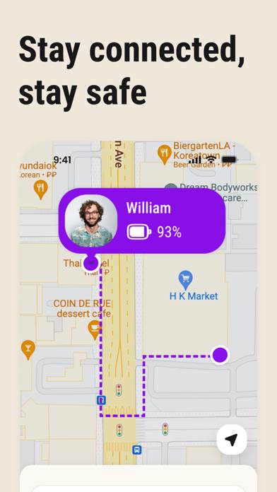 Family locator & sharing app captura de pantalla