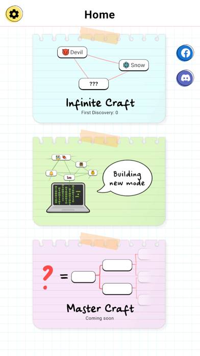 Infinite Craft DIY Скриншот приложения #1