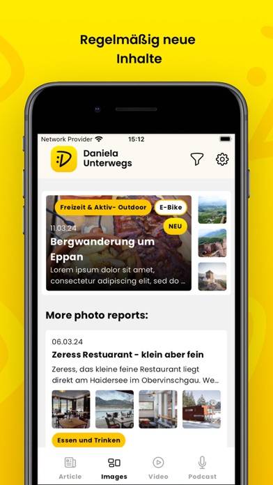 Daniela Unterwegs in Südtirol Schermata dell'app #4