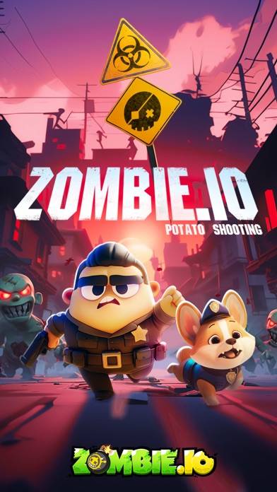 Zombie.io:Potato Shooting Capture d'écran de l'application #1