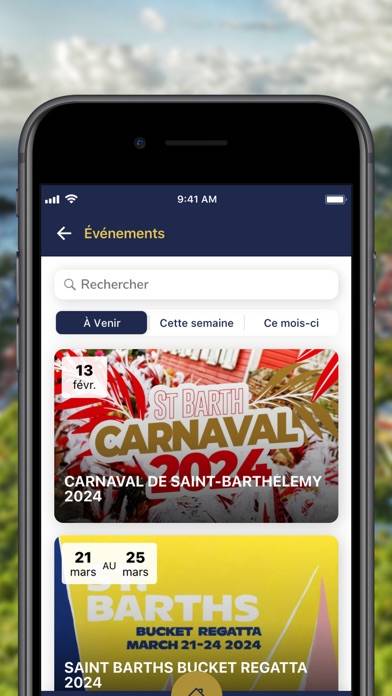Saint-Barthélemy Capture d'écran de l'application