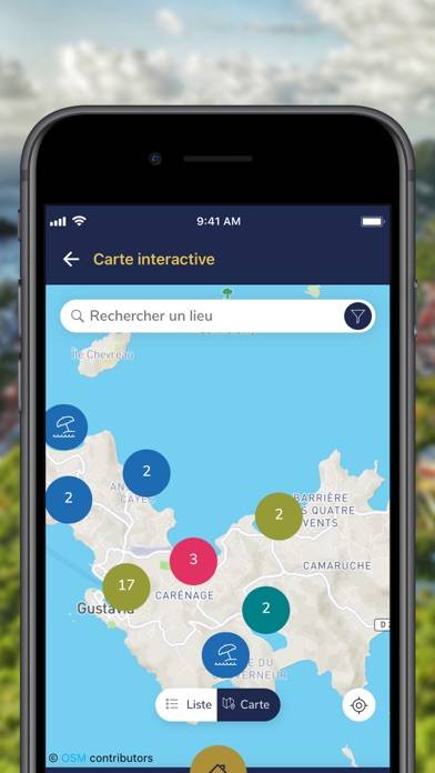 Saint-Barthélemy Capture d'écran de l'application