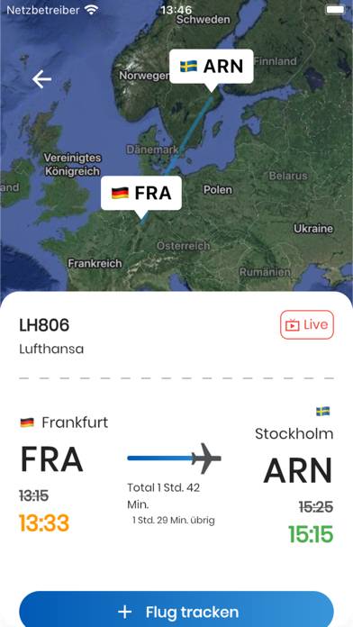Flüge verfolgen - Flights25 Bildschirmfoto