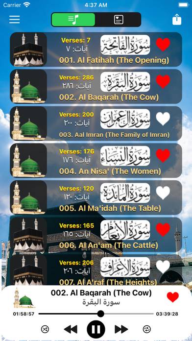 Quran Urdu Audio Offline Schermata dell'app #2