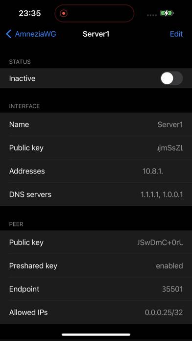AmneziaWG Скриншот приложения