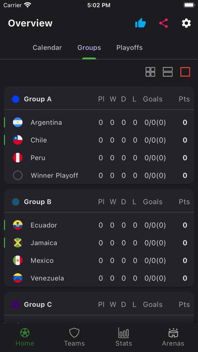 America Soccer Cup App screenshot #2