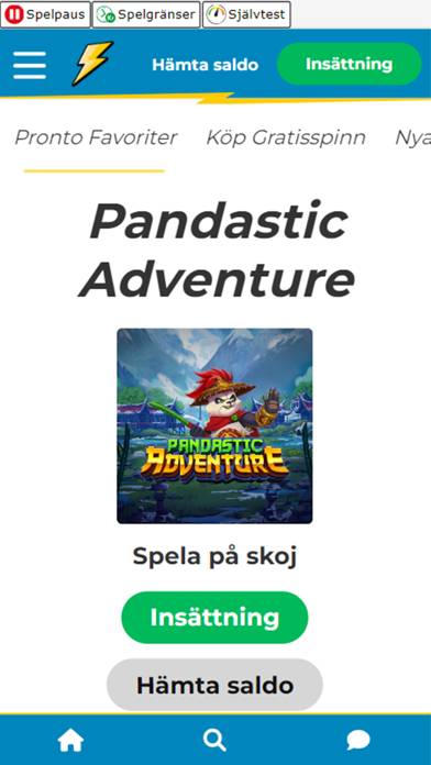 ProntoCasino skärmdump av spelet