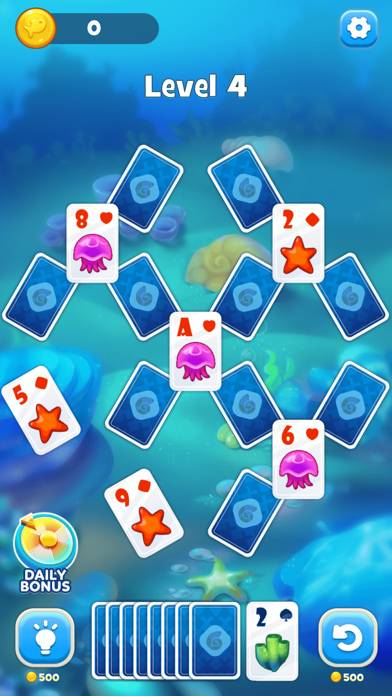 Solitaire Ocean : Card Game Schermata dell'app #1