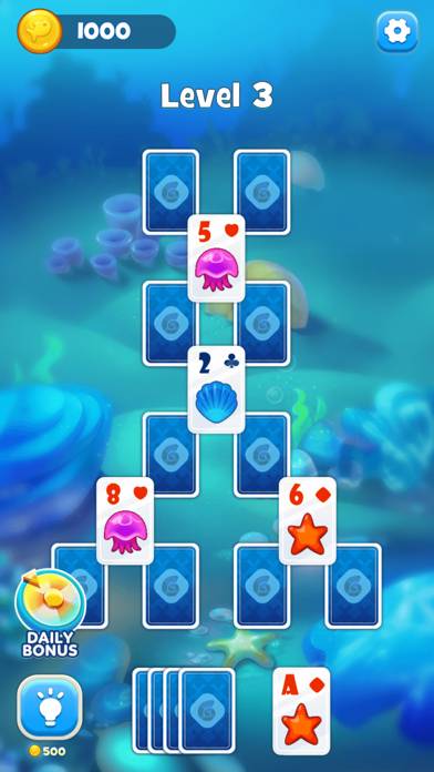 Solitaire Ocean : Card Game Captura de pantalla de la aplicación #2