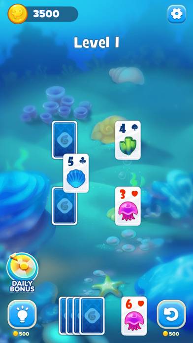 Solitaire Ocean : Card Game Captura de pantalla de la aplicación #3