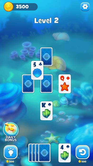 Solitaire Ocean : Card Game Captura de pantalla de la aplicación #4