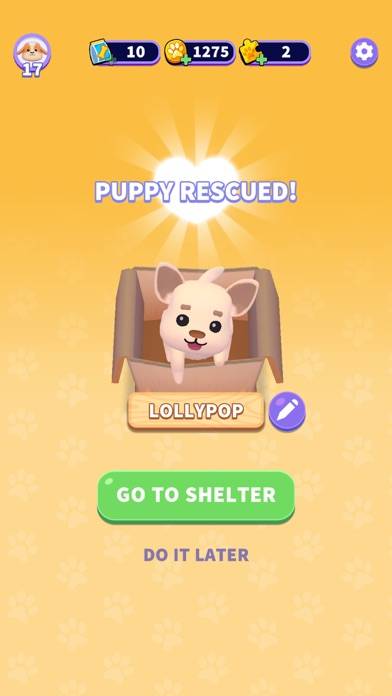 Dog Rescue game screenshot