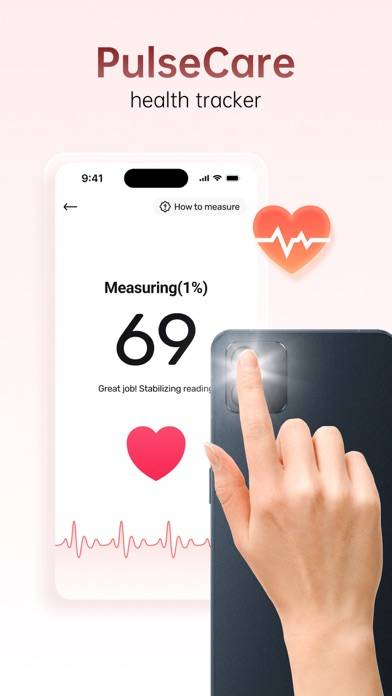 PulseCare: Health Tracker Captura de pantalla de la aplicación #1