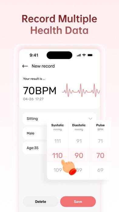 PulseCare: Health Tracker Captura de pantalla de la aplicación #2
