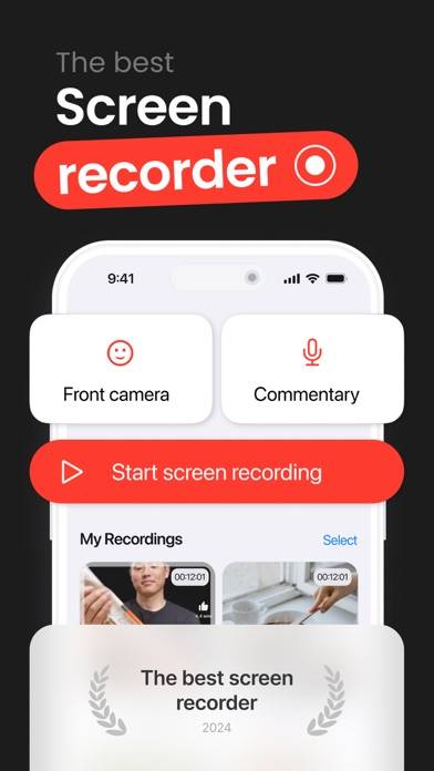 The screen, video recorder арр Captura de pantalla de la aplicación #1