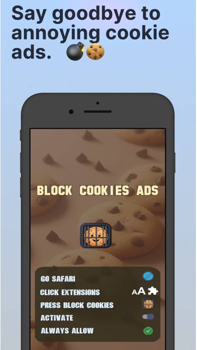 BlockCookies screenshot