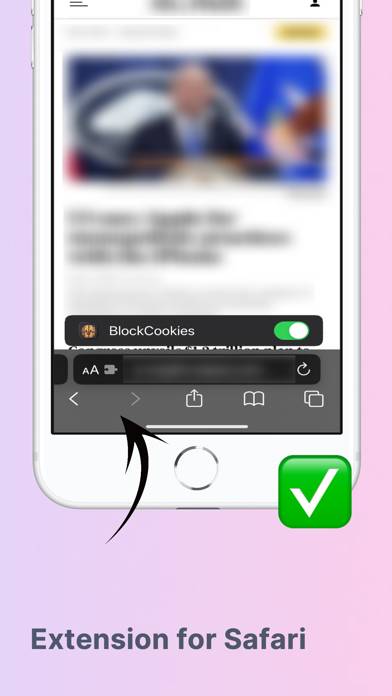 BlockCookies App screenshot