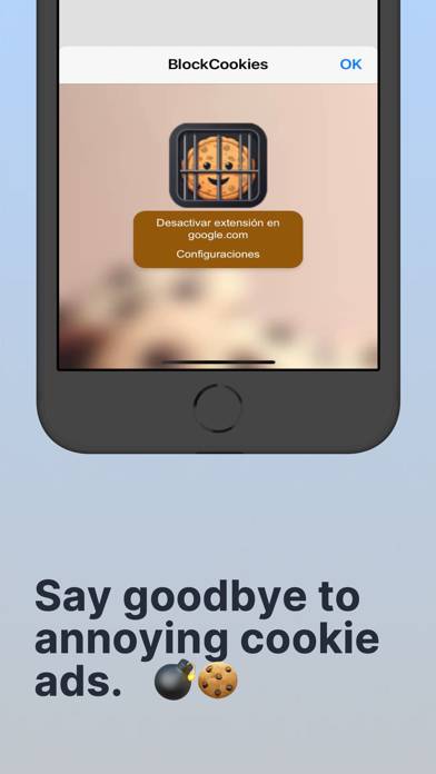 BlockCookies App screenshot
