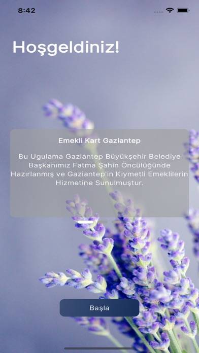 Emekli Kart Gaziantep Uygulama ekran görüntüsü #2