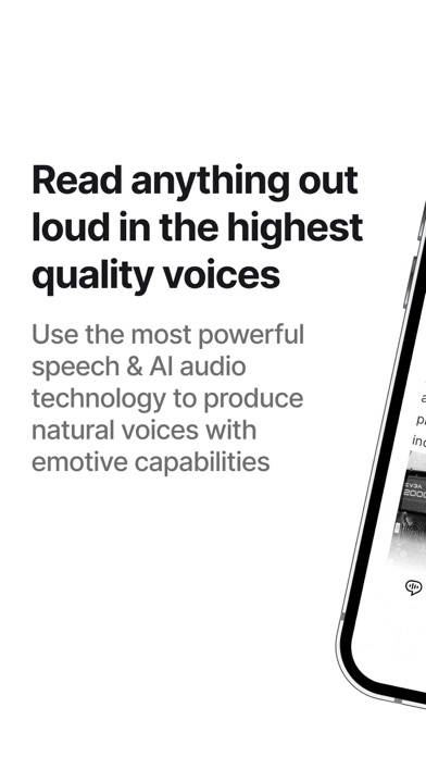 ElevenLabs Reader: AI Audio App screenshot #1