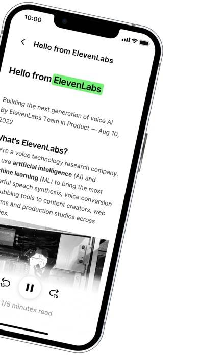 ElevenLabs Reader: AI Audio App screenshot #2