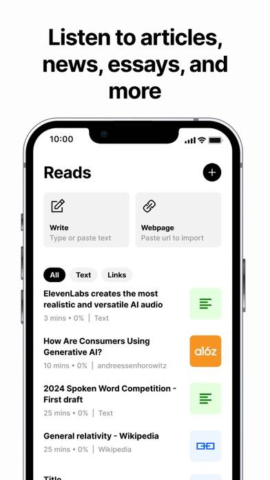 ElevenLabs Reader: AI Audio App screenshot #3
