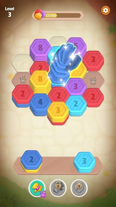 Hexa Sort: Color Puzzle Game Schermata dell'app #1