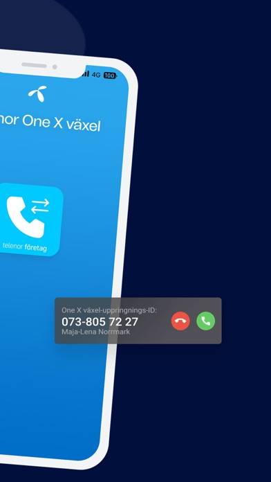 Telenor One X växel App screenshot #2